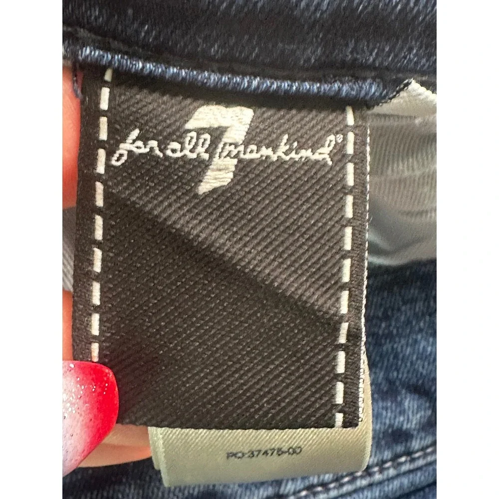 7 For All Mankind Paxtyn Jeans Mens 34x29 Blue Skinny Stretch Denim